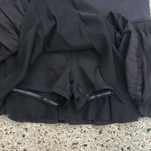 Athleta black A Game Mesh Skort 13.5 XS tennis golf pickleball skirt - Picture 6 of 7